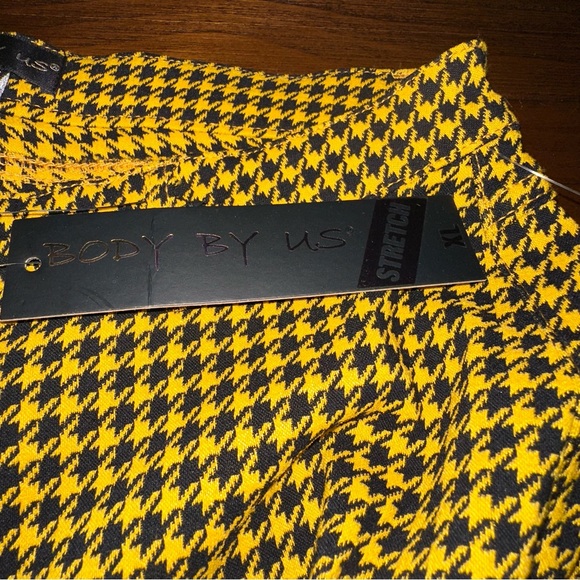 Women’s Body by US yellow & black houndstooth print size‎ XL - Picture 11 of 14